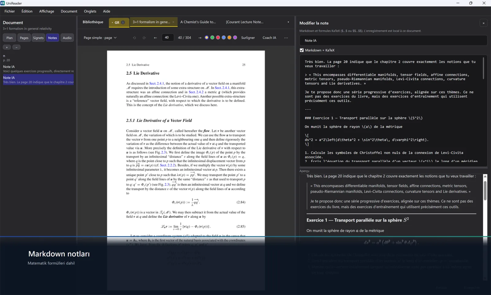 UniReader ekran görüntüsü